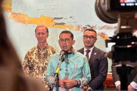 Fosil Homo erectus yang baru dipulangkan dari Belanda dipajang di museum