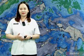 Mayoritas wilayah Indonesia berpotensi diguyur hujan pada Rabu