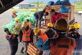 Pesawat TNI AU angkut cabai dan komoditas lain milik petani Aceh yang jadi korban bencana