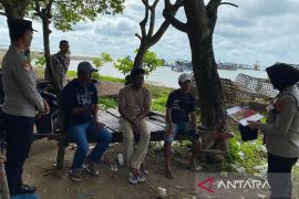 Polisi Bangka Barat cegah tambang liar di kawasan Pantai Tembelok