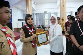 Kwarcab Pramuka Gowa himpun dana Rp264 juta untuk bantuan Sumatera