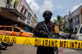Diduga bom, Gegana Brimob Polda Jabar amankan barang mencurigakan di Bandung