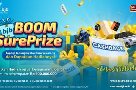 Bank BJB hadirkan Program BJB Boom SurePrize untuk optimalkan dana akhir tahun