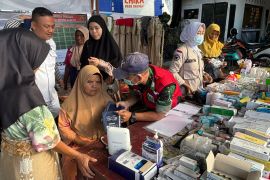 Kesdam I/BB periksa kesehatan warga terdampak di Tapanuli Selatan