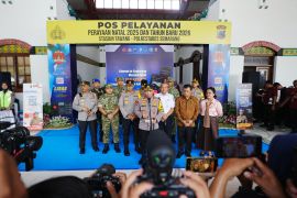 Kapolri menegaskan komitmen pemerintah dalam pelayanan Nataru