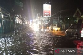 Hujan deras akibatkan Sungai Air Duku di Rejang Lebong Bengkulu meluap