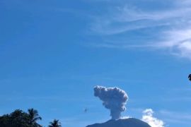 PGA: Gunung Ibu lontarkan abu setinggi hingga 600 meter