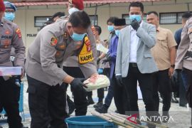 Polres Lamsel musnahkan barang bukti narkoba senilai Rp230 miliar