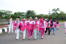 Ketua PKK Tapin dorong ruang partisipasi perempuan lewat jalan sehat