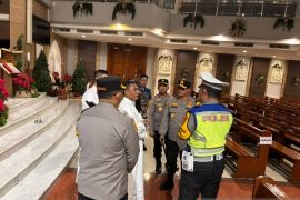 Pastikan ibadah aman, Polda Metro Jaya cek pengamanan Gereja St Kim Tae Gon