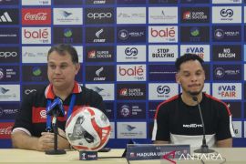 Pelatih Madura United apresiasi kerja keras pemain hadapi Arema