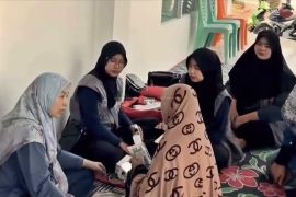 Mahasiswa Unbrah galang donasi bantuan kepada warga terdampak banjir Padang