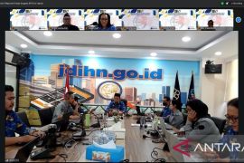 Kanwil Kemenkum Babel ikuti sosialisasi Pedoman Pelaporan dan Penilaian Kinerja Anggota JDIHN