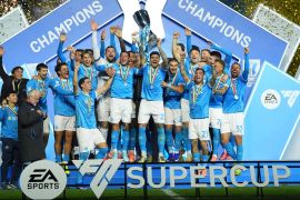 Napoli juarai Piala Super Italia usai tekuk Bologna 2-0