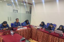 Kanwil Kemenkum Kalbar Harmonisasikan raperbup Sintang tentang penegasan batas wilayah desa