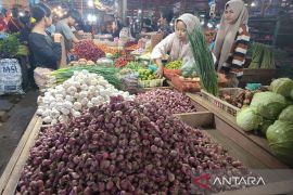 Harga bawang merah Rp38.759 per kg, harga cabai rawit merah Rp50.115 per kg