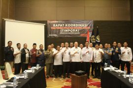Rakor Tim Pora Bangka Tengah, Kanwil Ditjen Imigrasi Babel dorong pengawasan orang asing yang terintegrasi