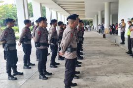 Polisi kerahkan 465 personel amankan perayaan Natal di Indonesia Arena
