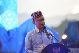Ketua Komwil V APEKSI se-Kalimantan sampaikan pidato akhir tahun di Apeksi Outlook