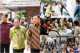 Gubernur Kalteng pererat jalinan silaturahmi melalui kunjungan Natal