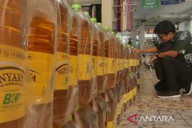 Harga MinyaKita di Temanggung lebihi HET, stok di Bulog habis