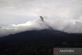 Semeru kembali erupsi dengan tinggi letusan 900 meter di atas puncak