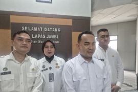 32 narapidana risiko tinggi dari Lapas Jambi dipindah ke Nusakambangan