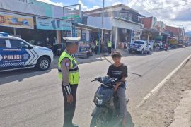 Operasi Lilin Kie Raha 2025  jaga kelancaran lalu lintas  di Sofifi