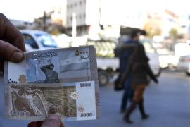 Suriah hapus dua angka nol dari mata uang pound Suriah