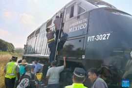 Kereta Anjlok di Meksiko, 13 Nyawa Melayang dan 98 Orang Cedera