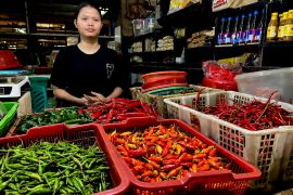 Harga cabai rawit merah Rp69.750/kg, telur ayam Rp33.000/kg