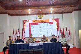 Polres Tabalong sita 281,48 gram sabu pada 2025