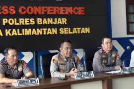 Angka kriminalitas dan laka lantas di Kabupaten Banjar menurun signifikan