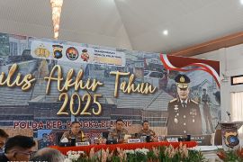 Kriminal di Babel naik 14,81 persen sepanjang 2025