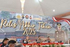 Kapolda Babel: Gangguan kamtibmas 2025 naik 13,26 persen, narkoba masih dominan