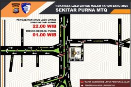 Sejumlah jalan di Pekanbaru dialihkan jelang malah pergantian tahun