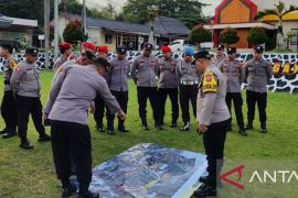 Polres Bangka turunkan 200 personel amankan malam tahun baru