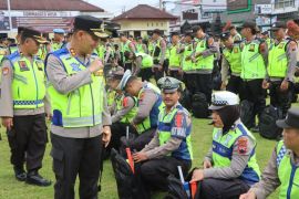 Polres Wonosobo apel pasukan penebalan pengamanan malam Tahun Baru 2026