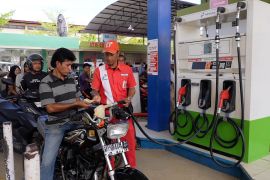 Antrean BBM di SPBU Langsa Aceh mulai terurai