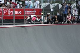 Langkah atlet termuda Indonesia terhenti di final skateboard wanita