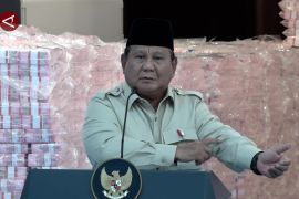 Prabowo: Tak ada negara yang bisa bertahan jika masih ada koruptor
