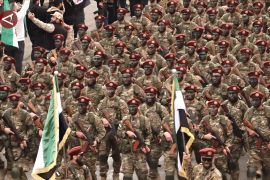 Satu tahun transisi, Pemerintah Sementara Suriah gelar parade militer