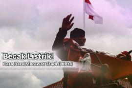 Becak listrik, cara baru merawat tradisi kota