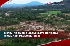 BNPB: Indonesia alami 3.176 bencana hingga 24 Desember 2025