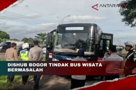 Dishub Bogor tindak bus wisata bermasalah