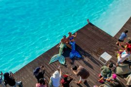 Natra Bintan sukses gelar pertunjukan \"Mermaid\" pertama di Pulau Bintan