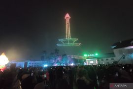 Sebanyak 34.976 pengunjung padati Kota Tua pada malam tahun baru 2026