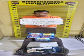 Polda Sumut tangkap kurir lima kilogram sabu-sabu jaringan provinsi