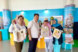 Produk unggulan ditampilkan pada Airport Local Pride Festival Bandara Depati Amir Bangka