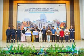 PT Timah bantu fasilitas belajar TPA Bunayya Desa Belo Laut